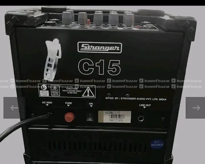 Stranger C15 amplifier 3 input great  echo keroke 5