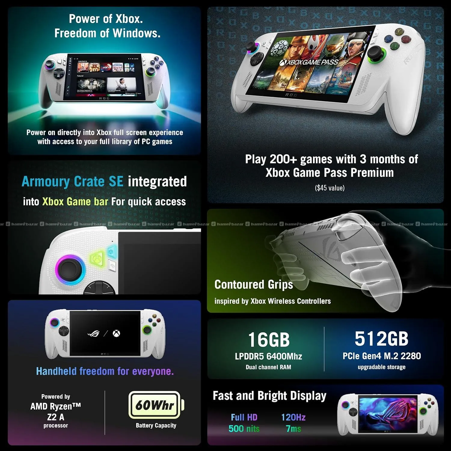 ASUS ROG Xbox Ally – 7” 1080p  handheld Gamepad 7