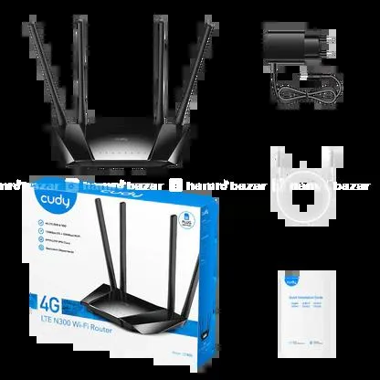 Cudy 4G LTE Cat 4 N300 Router LT400 Sim router 6
