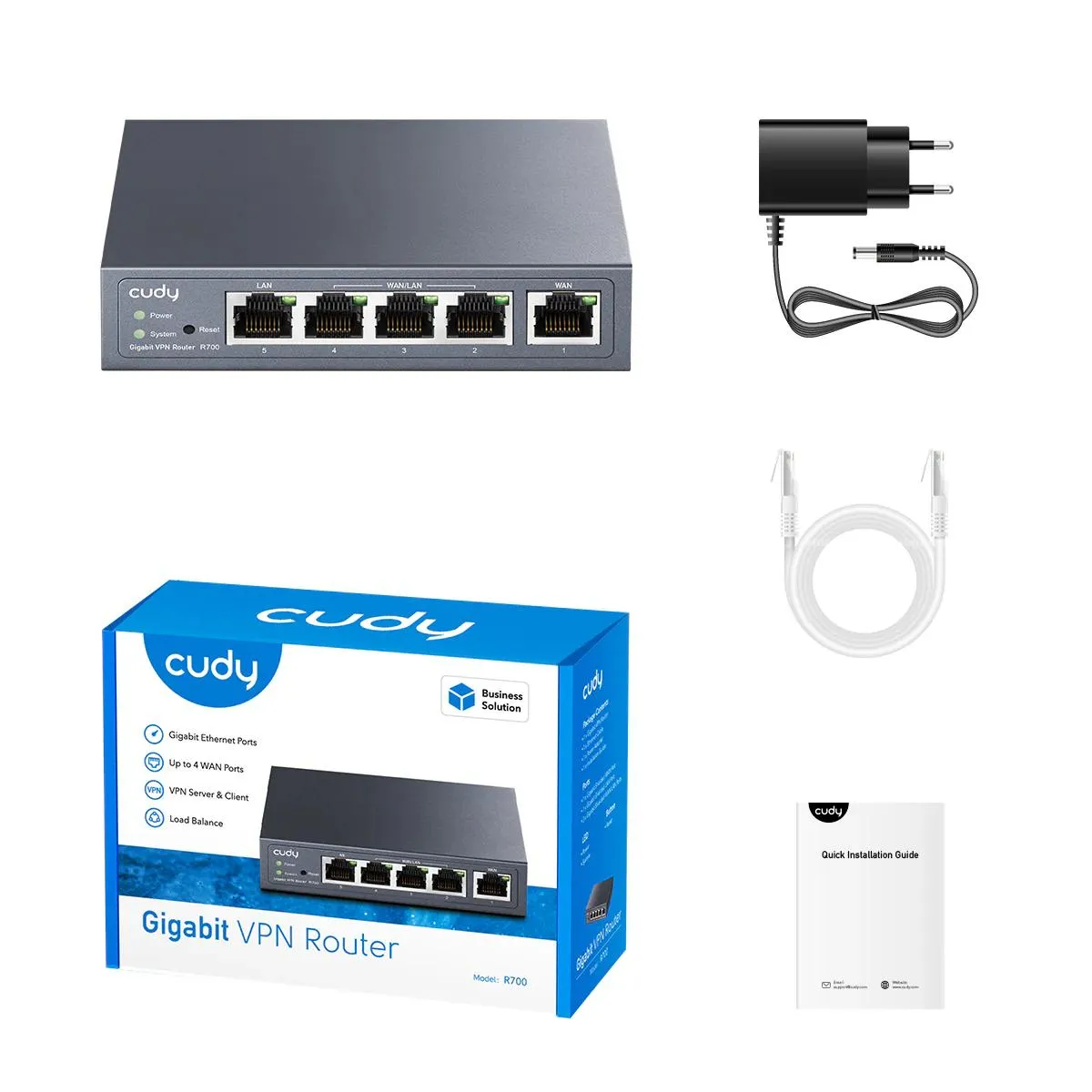 Cudy Gigabit Multi-WAN VPN Router R700 3