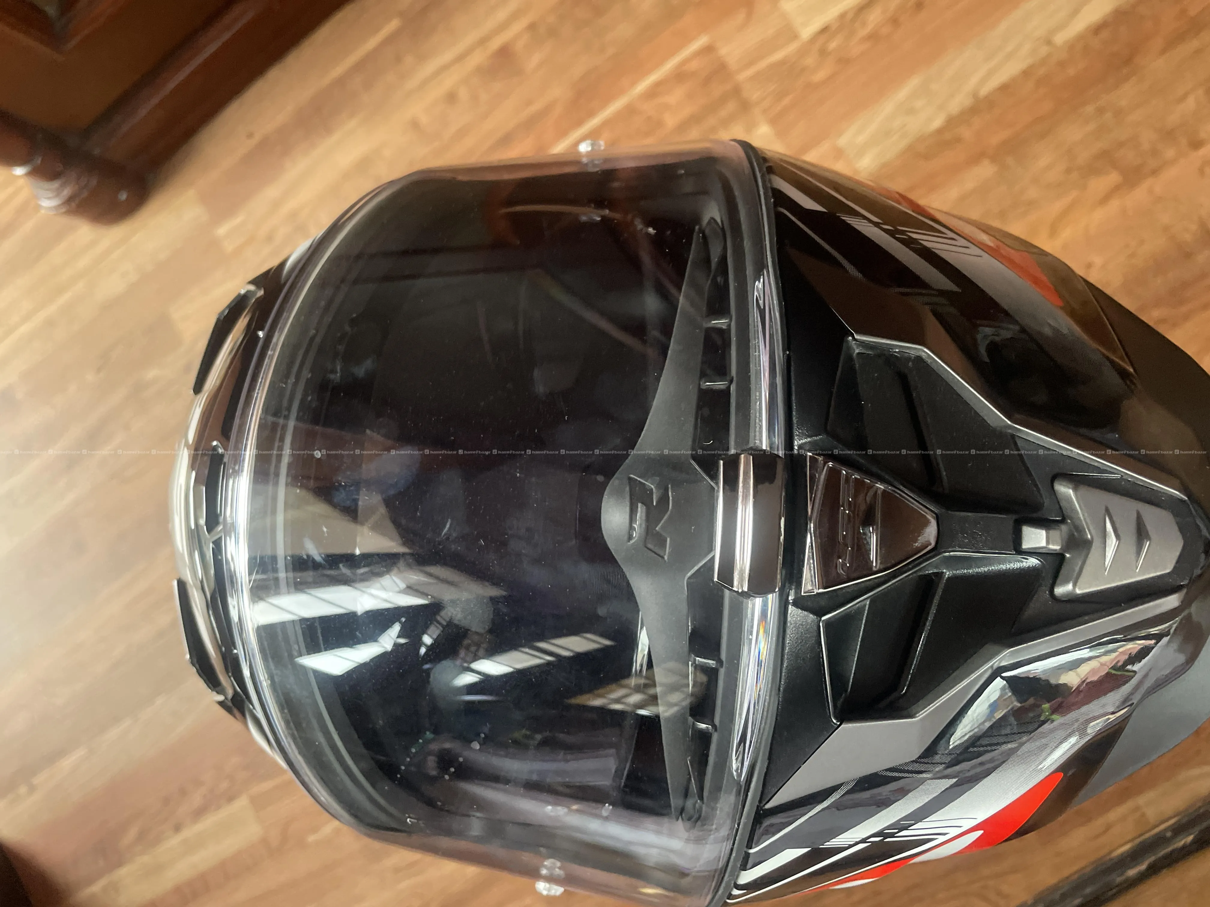 LS2 Challenger GP red helmet for sale 3