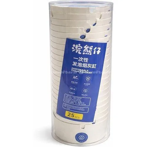 DISPOSABLE FOAM ASHTRAY FOR CARS 6