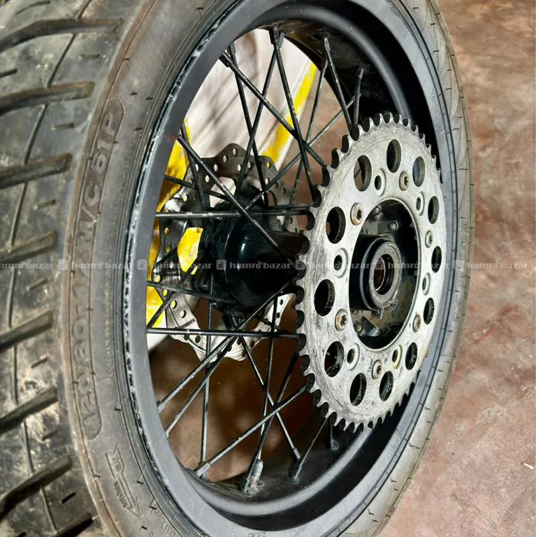 Crossfire HJ 250/GR 7 Motard Rim Wheel hub set 2