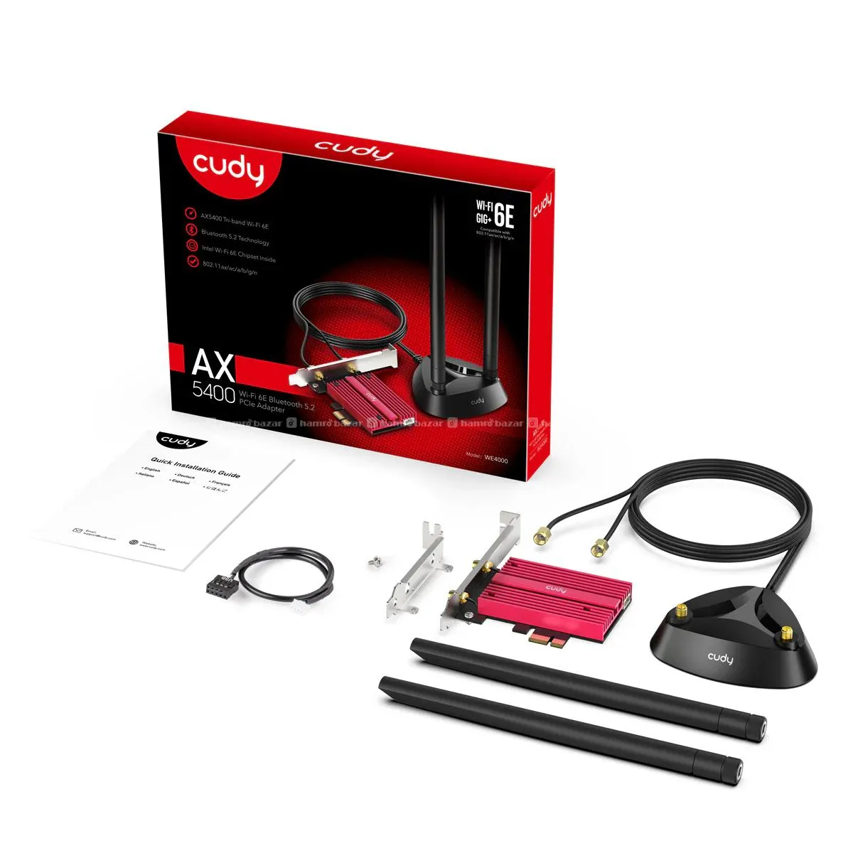 cudy AX5400 Wi-Fi 6E Bluetooth 5.3 Adaptor 4
