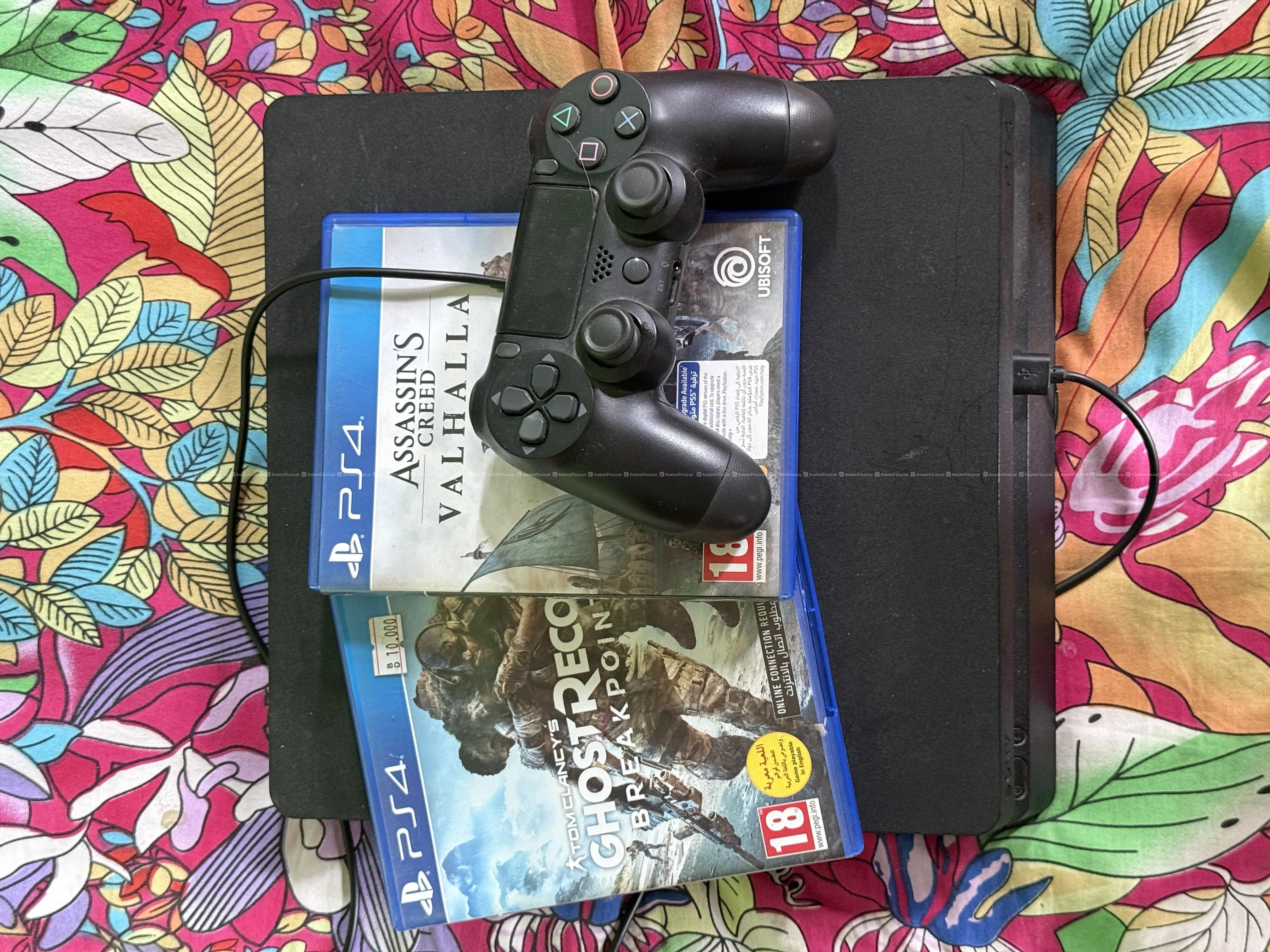 Ps4 Slim 1 TB with 5 games 2