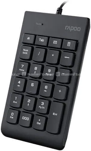 Rapoo K10 Numeric Keyboard, Black 4