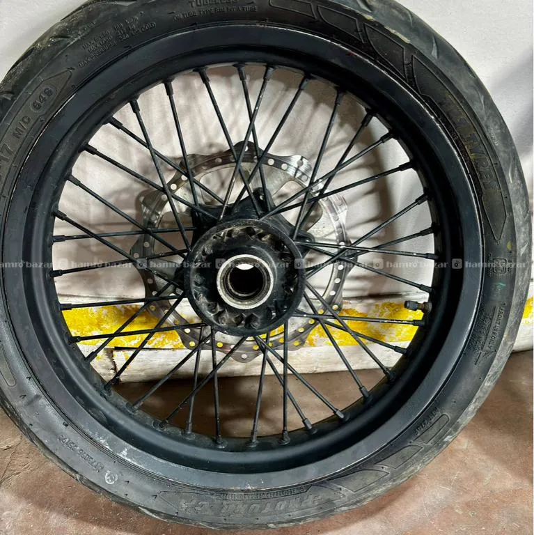 Crossfire HJ 250/GR 7 Motard Rim Wheel hub set 4