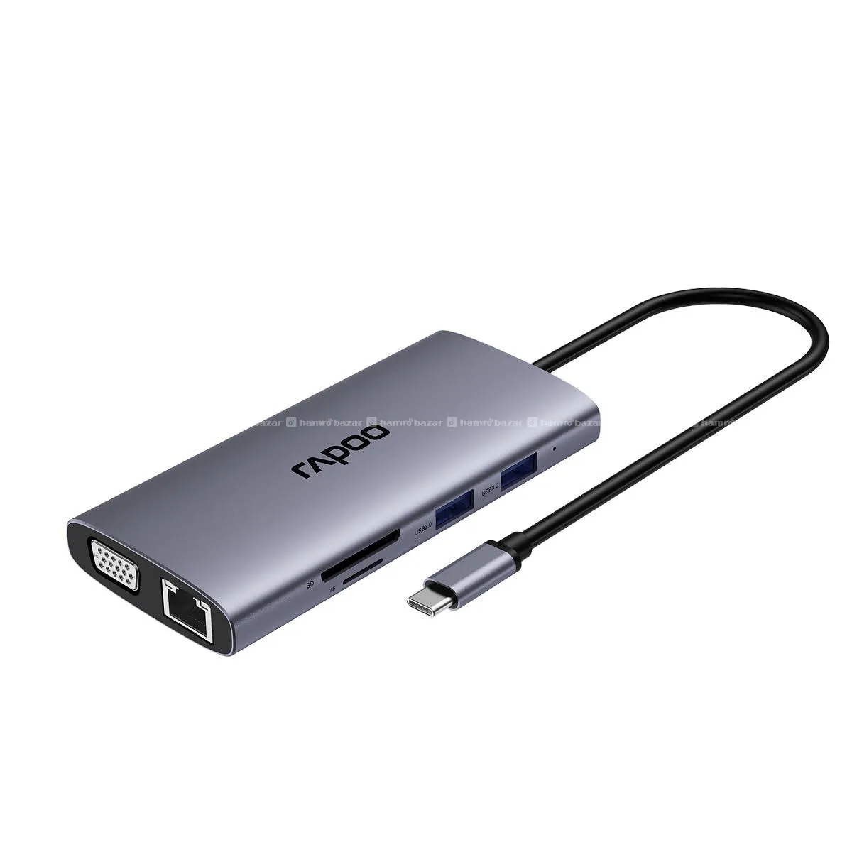 Rapoo XD101  Type C Hub 10-in-1 pd100 2