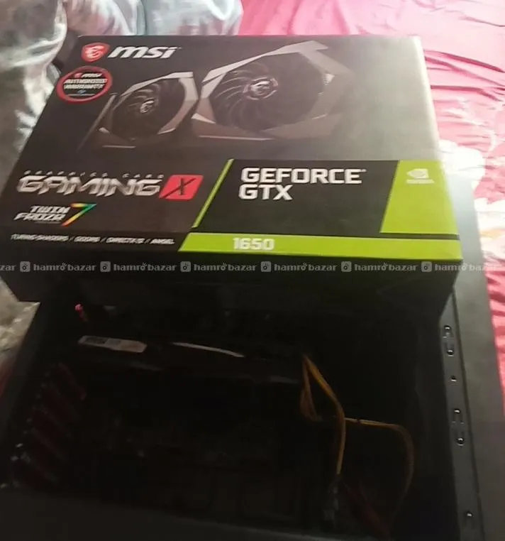 MSI Ge-Force GTX1650 4gb GAMING-X 2