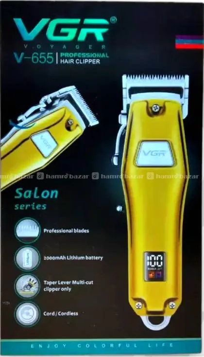 VGR 655 Hair Clipper Professional Rechargeable 2