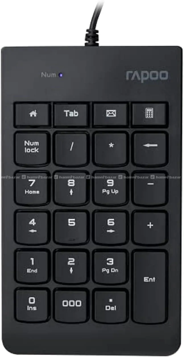 Rapoo K10 Numeric Keyboard, Black 3