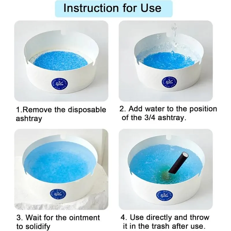 DISPOSABLE FOAM ASHTRAY FOR CARS 5