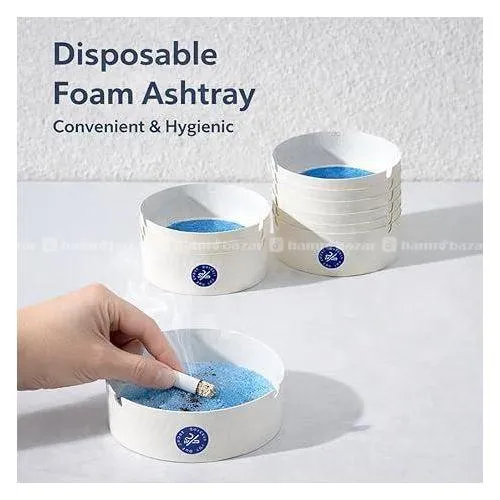 DISPOSABLE FOAM ASHTRAY FOR CARS 8