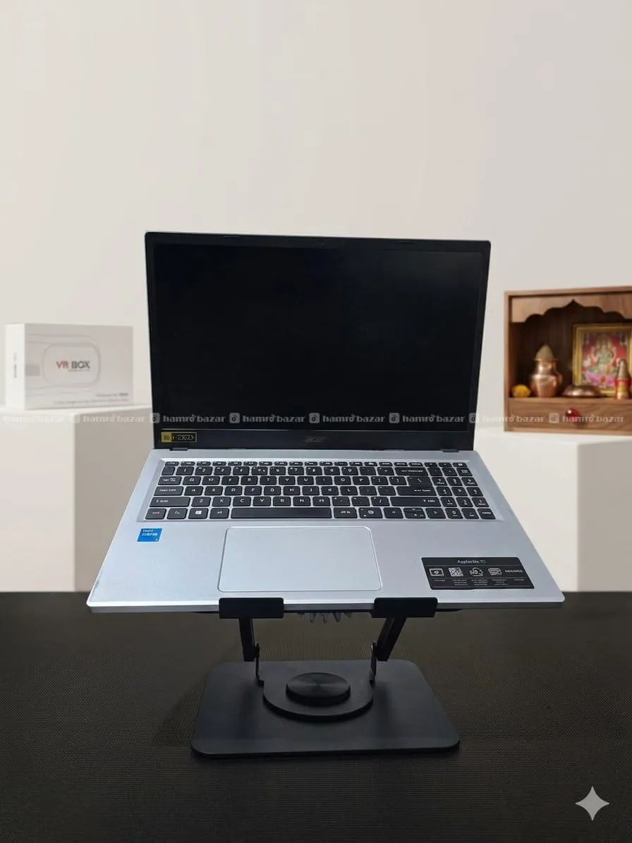 laptop Stand metal body 360 rotaing Portable 5
