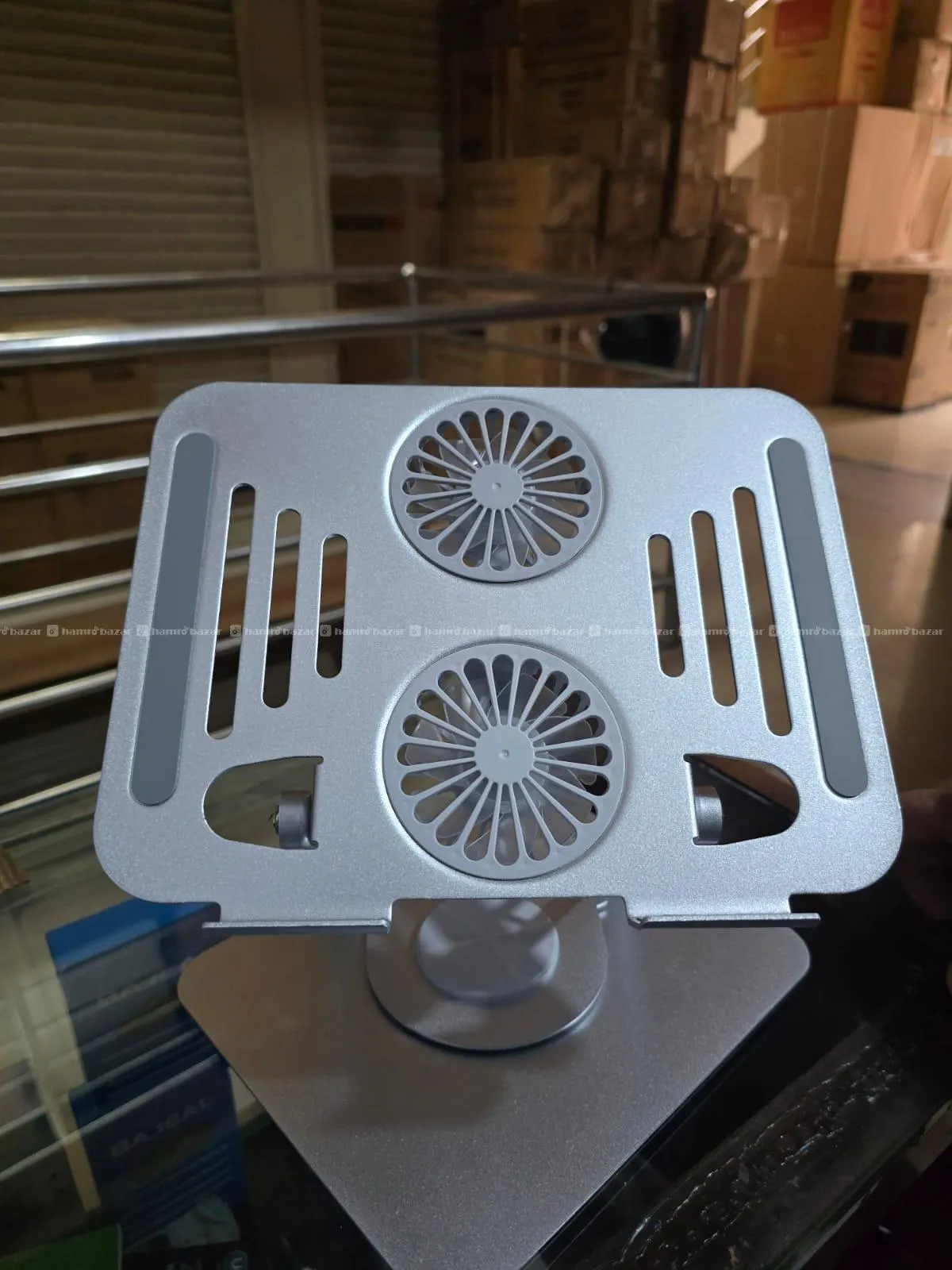 laptop Stand metal body 360 rotaing Portable 3
