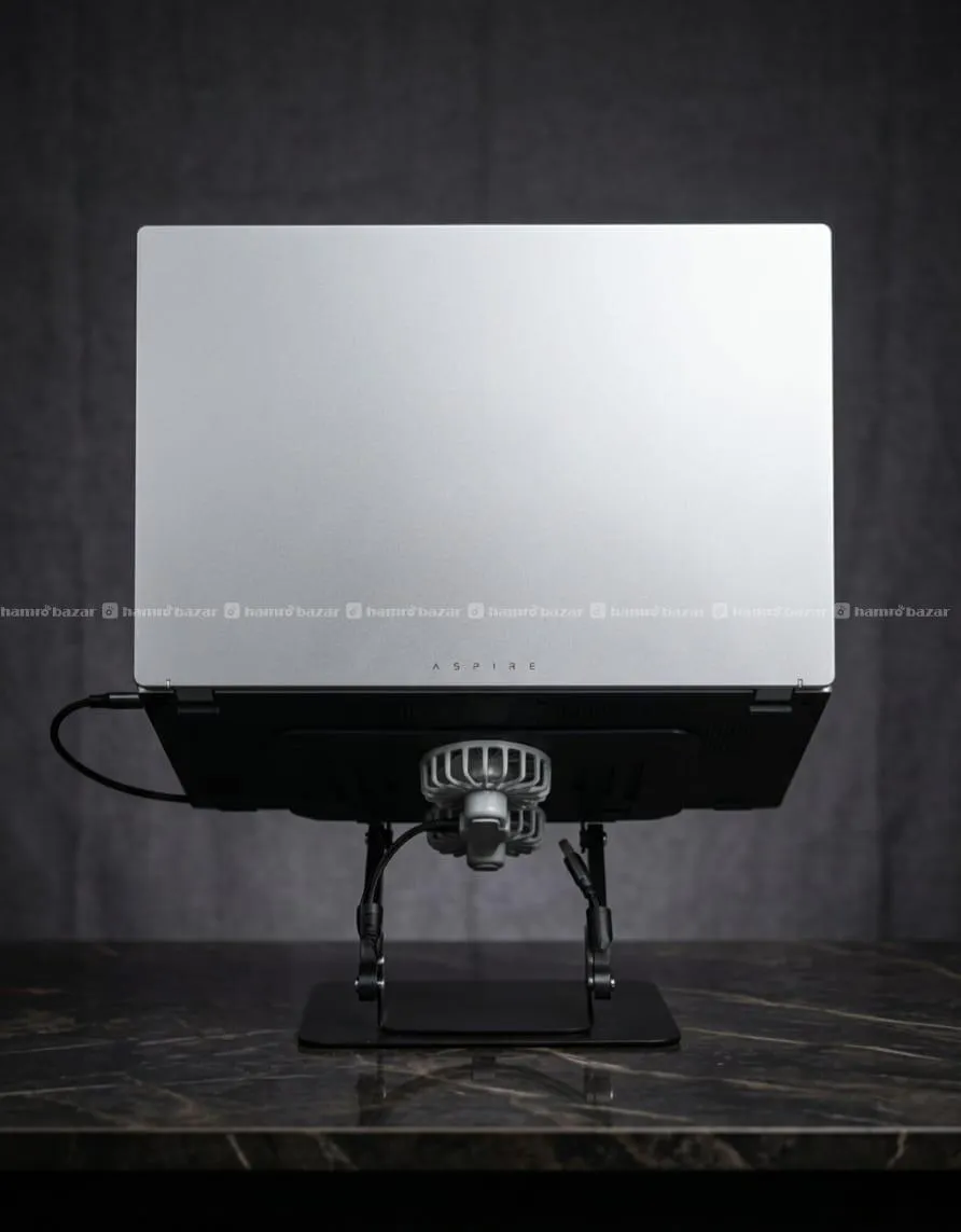 laptop Stand metal body 360 rotaing Portable 4