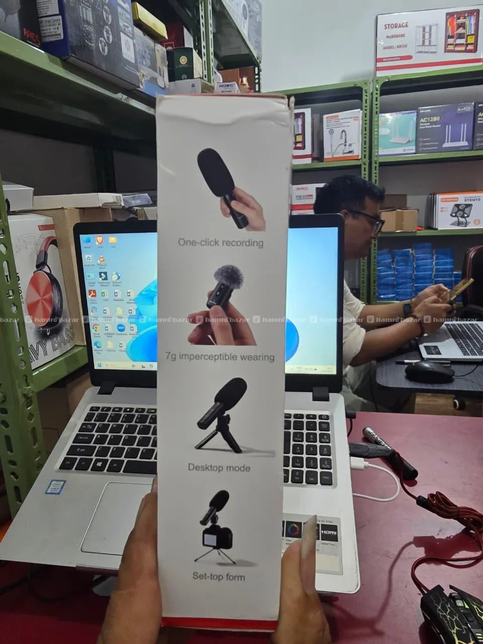 NeePho NP63 Wireless Lavalier Mircrophone Kit 2