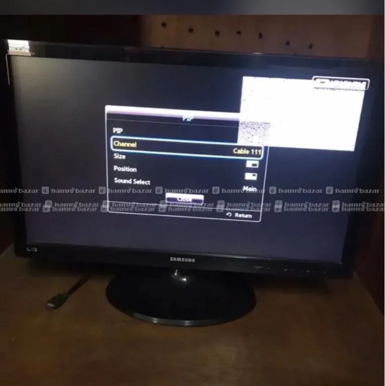 Samsung Moniter23" + Smart Tv With Hard Disk Syste 7