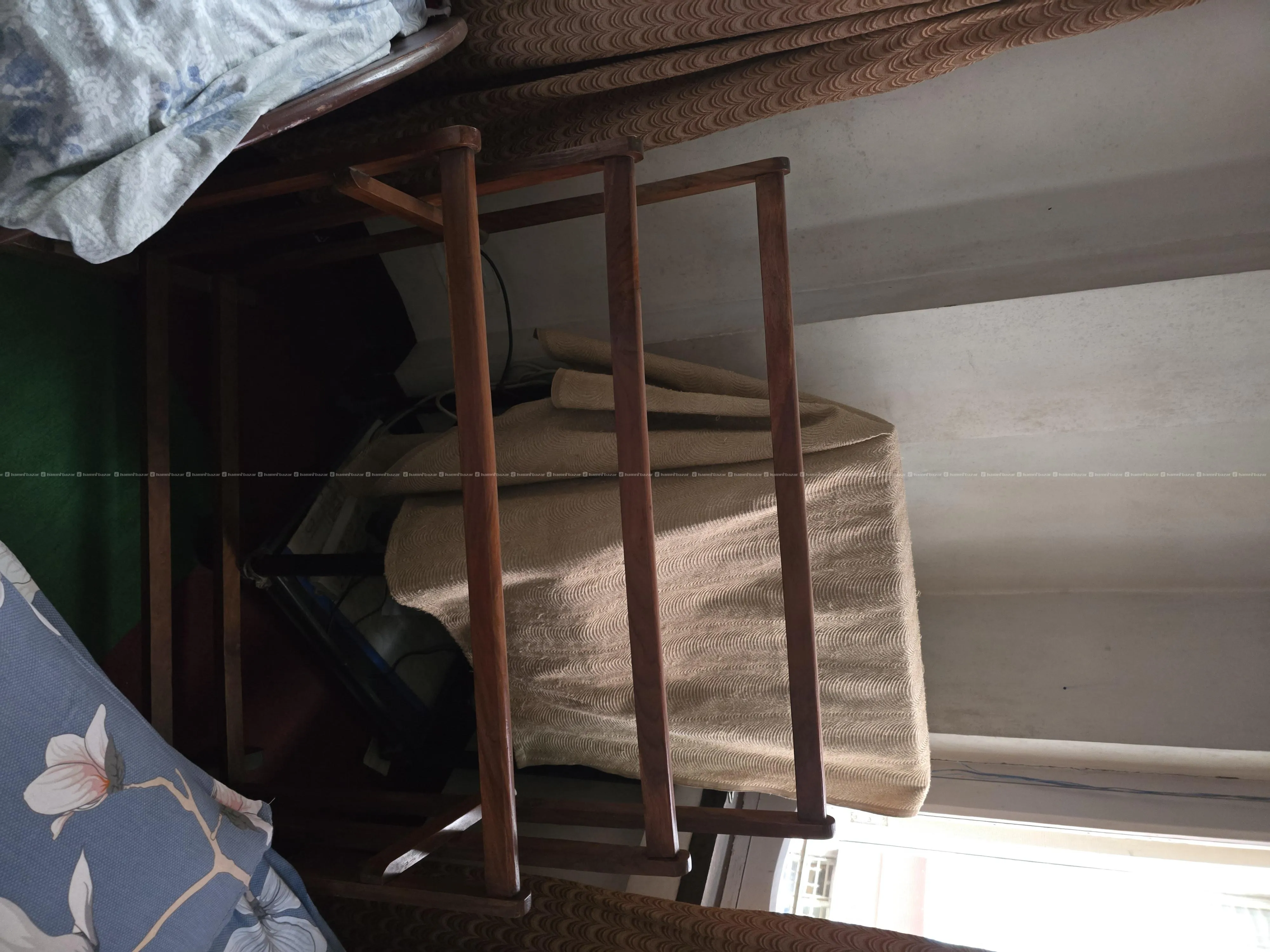 Wooden Clothes Hanger Stand for Sale 2