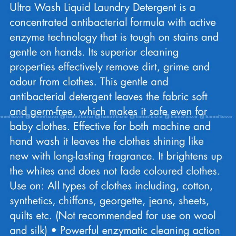 Hyvest Ultra Wash Liquid Detergent 2