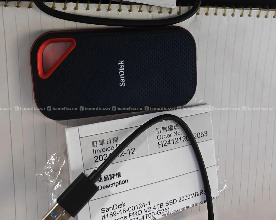 sandisk 4tb extreme pro 2000MB/S SSD 2
