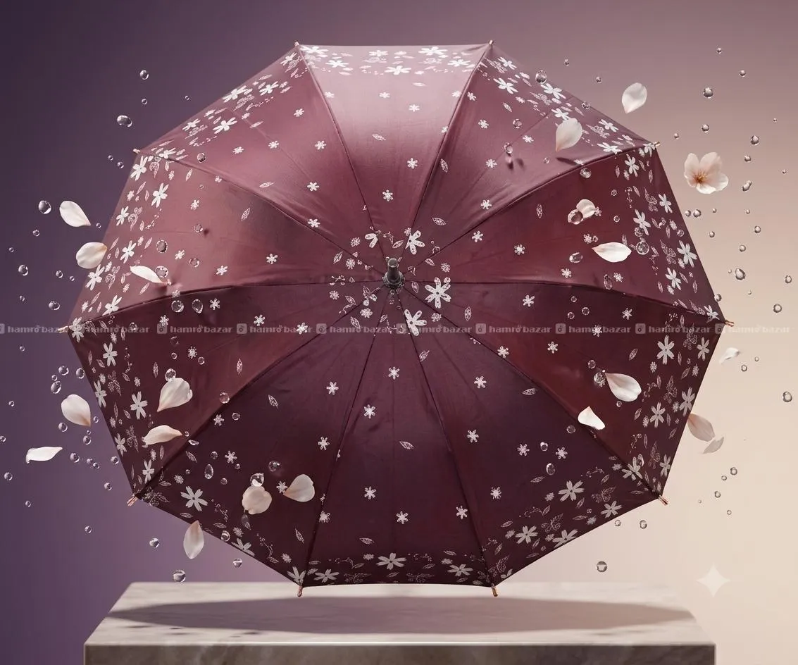 Double Coated 3 Fold Umbrella 3