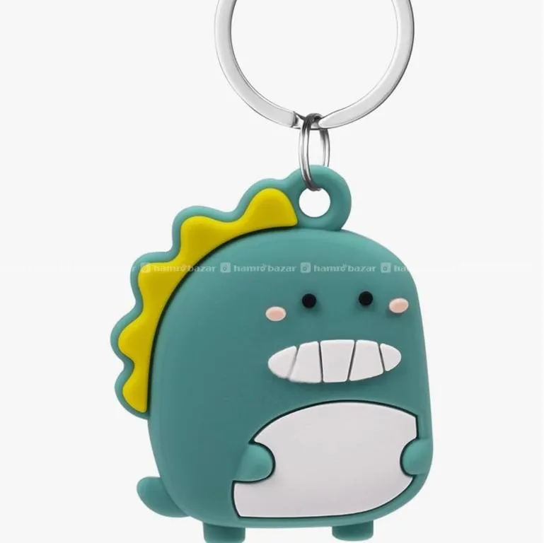 Air Tag With Dinosaur Designs Silicone Holder 3