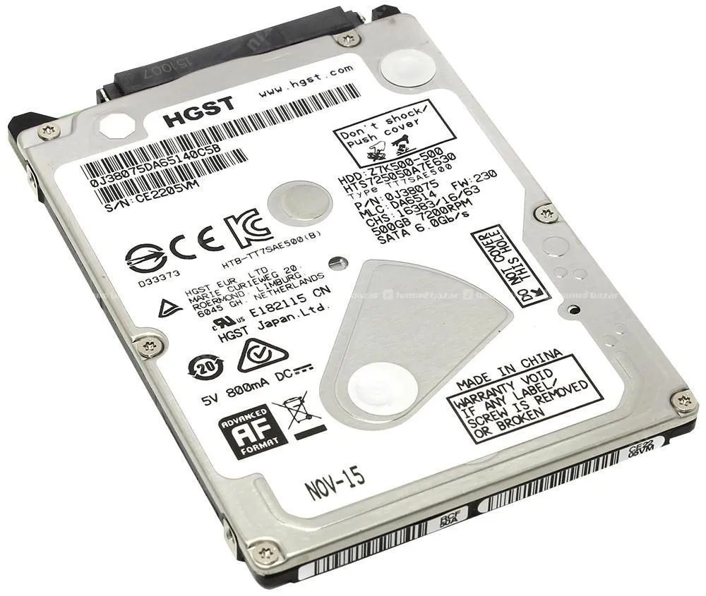 HGST 500 GB Laptop Hard Drive 2