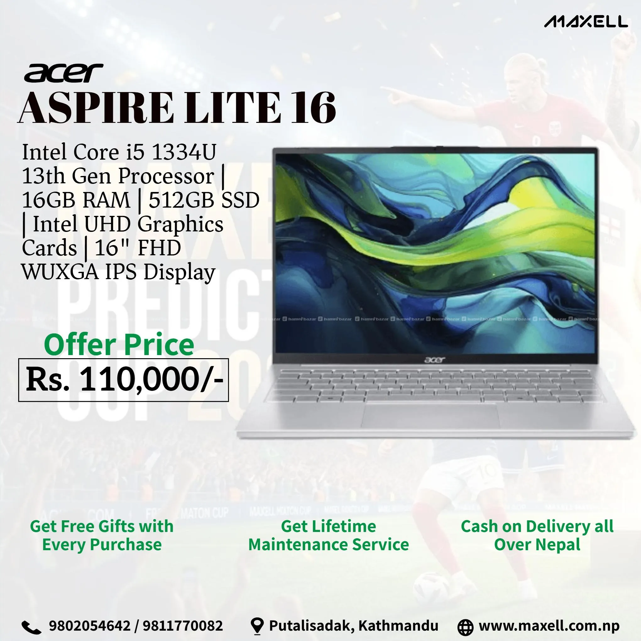 Buy Acer Aspire Lite 16 At Maxell 1