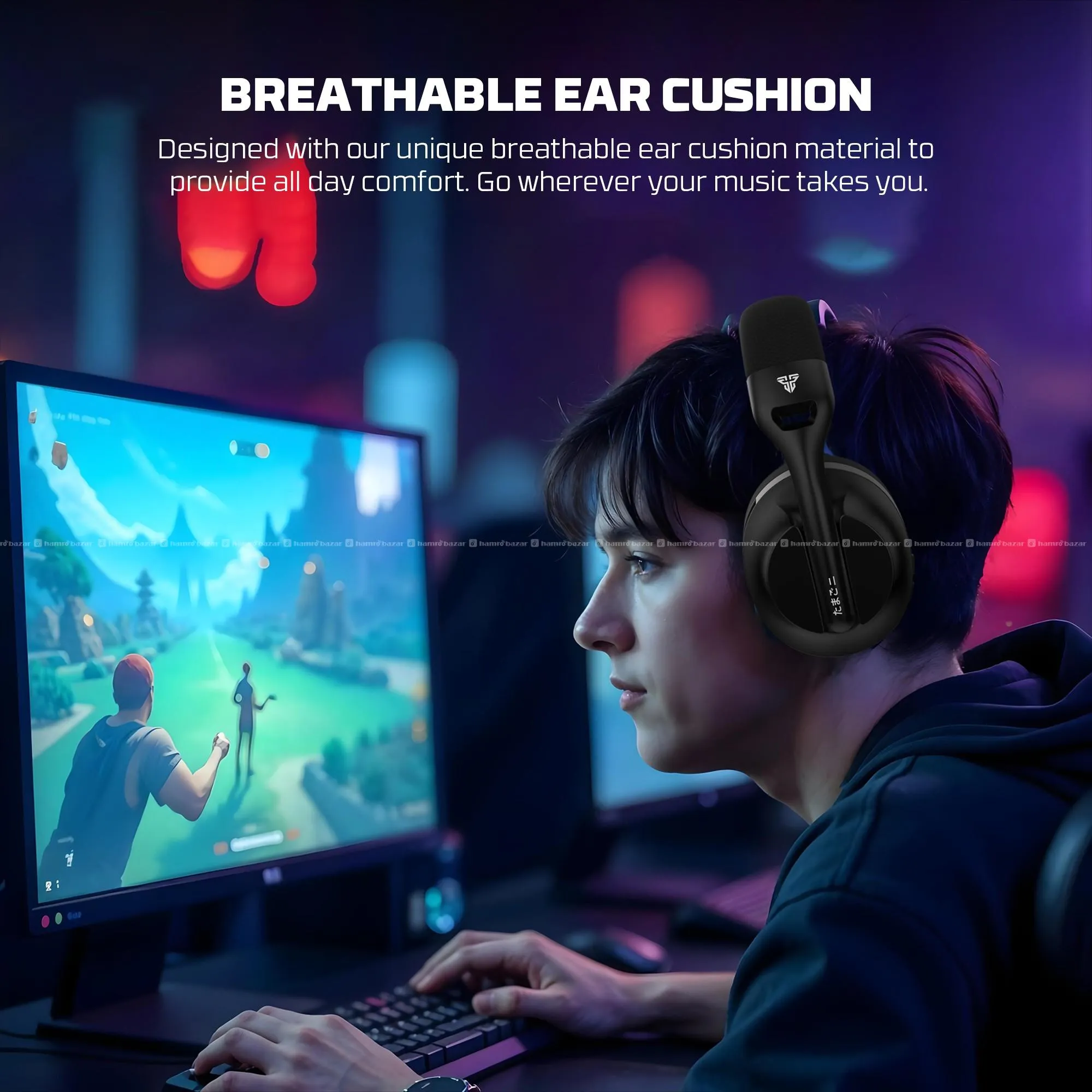 Fantech WHG04 Tamago II Wireless Headphone 5
