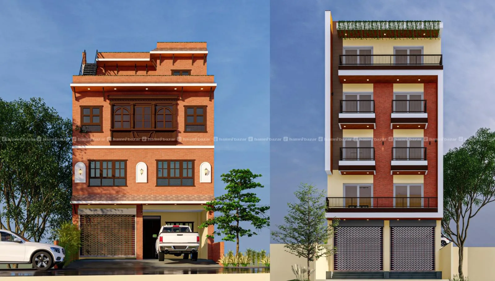 Ghar Nirman | Ghar Naksa design | 2D, 3D 5