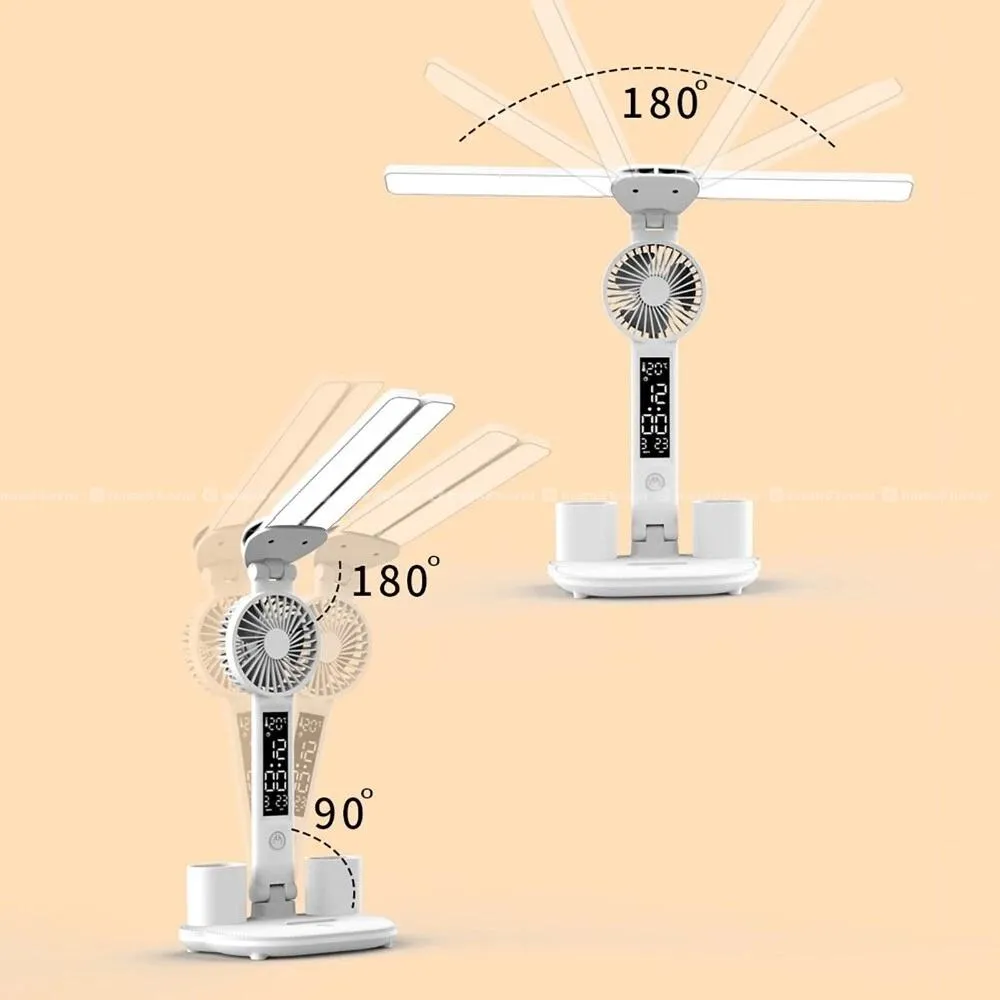 LED Desk Lamp USB Dimmable Touch Foldable 4