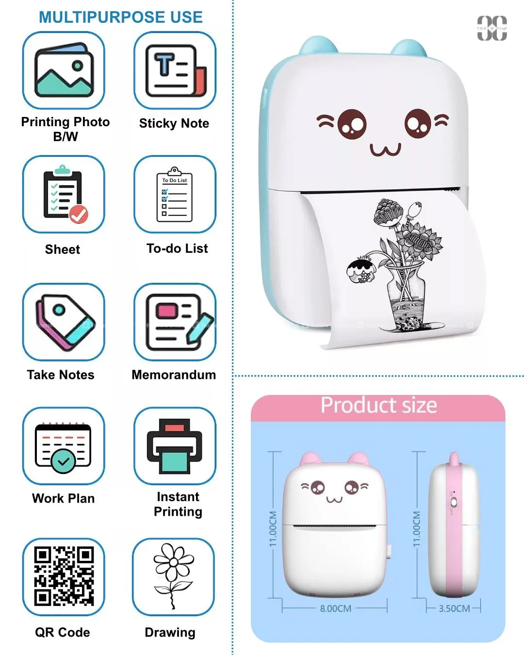 Portable Mini Printer 2