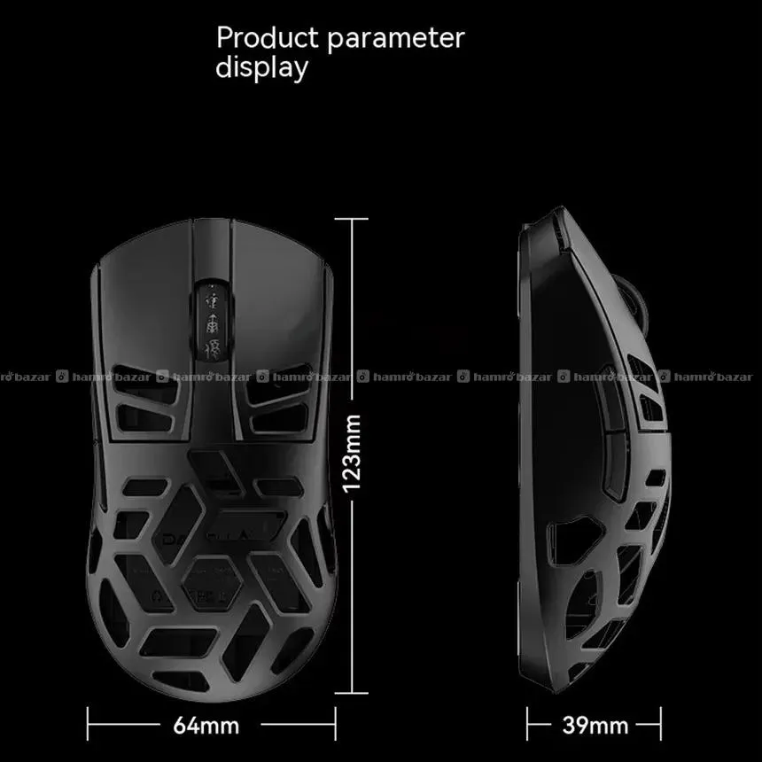 Dareu a950 Magnesium Premium Tri-Mode Gaming Mouse 3