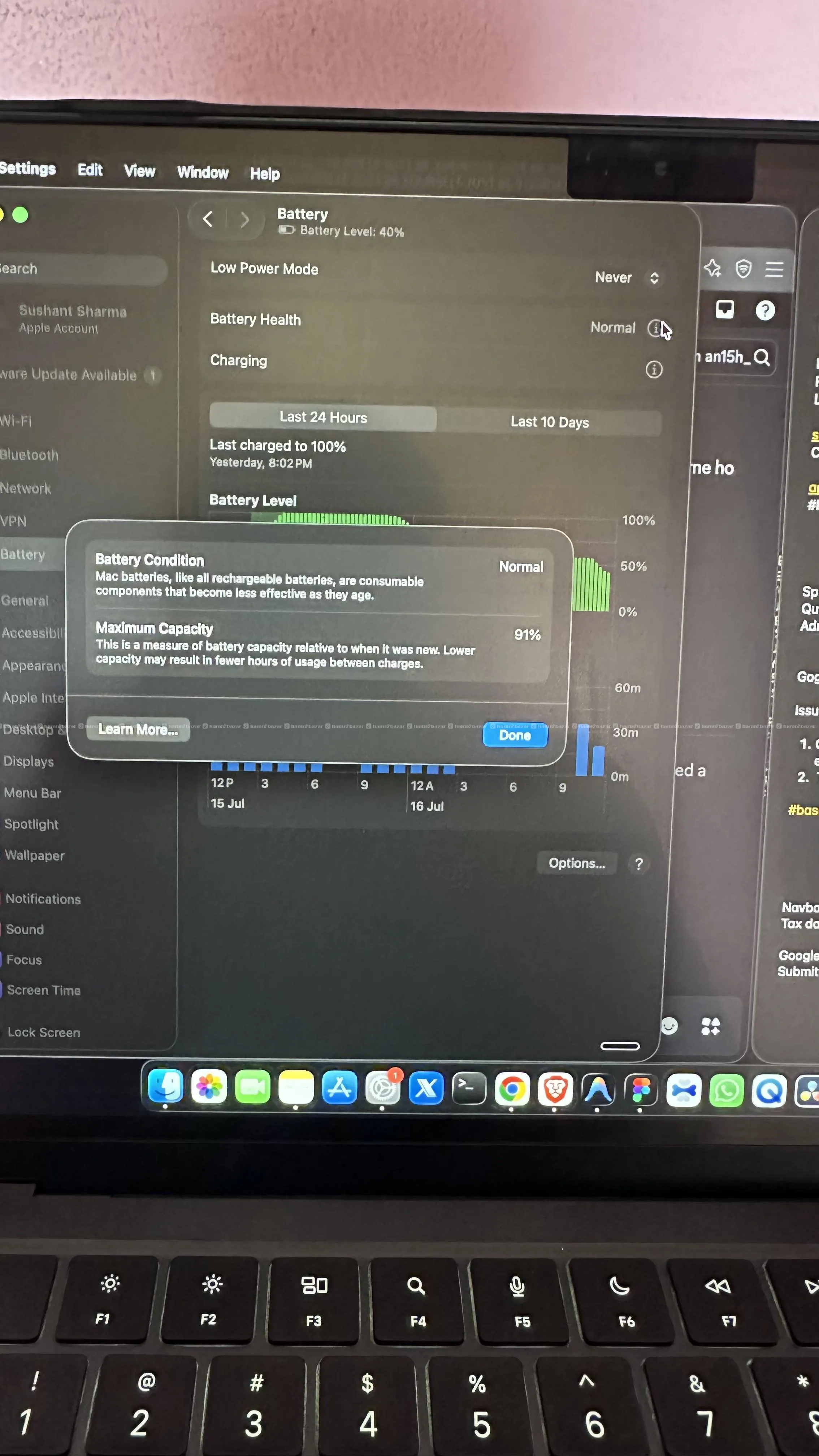 Apple Mackbook Air M2(2025) | 16GB RAM | 256GB SSD 3