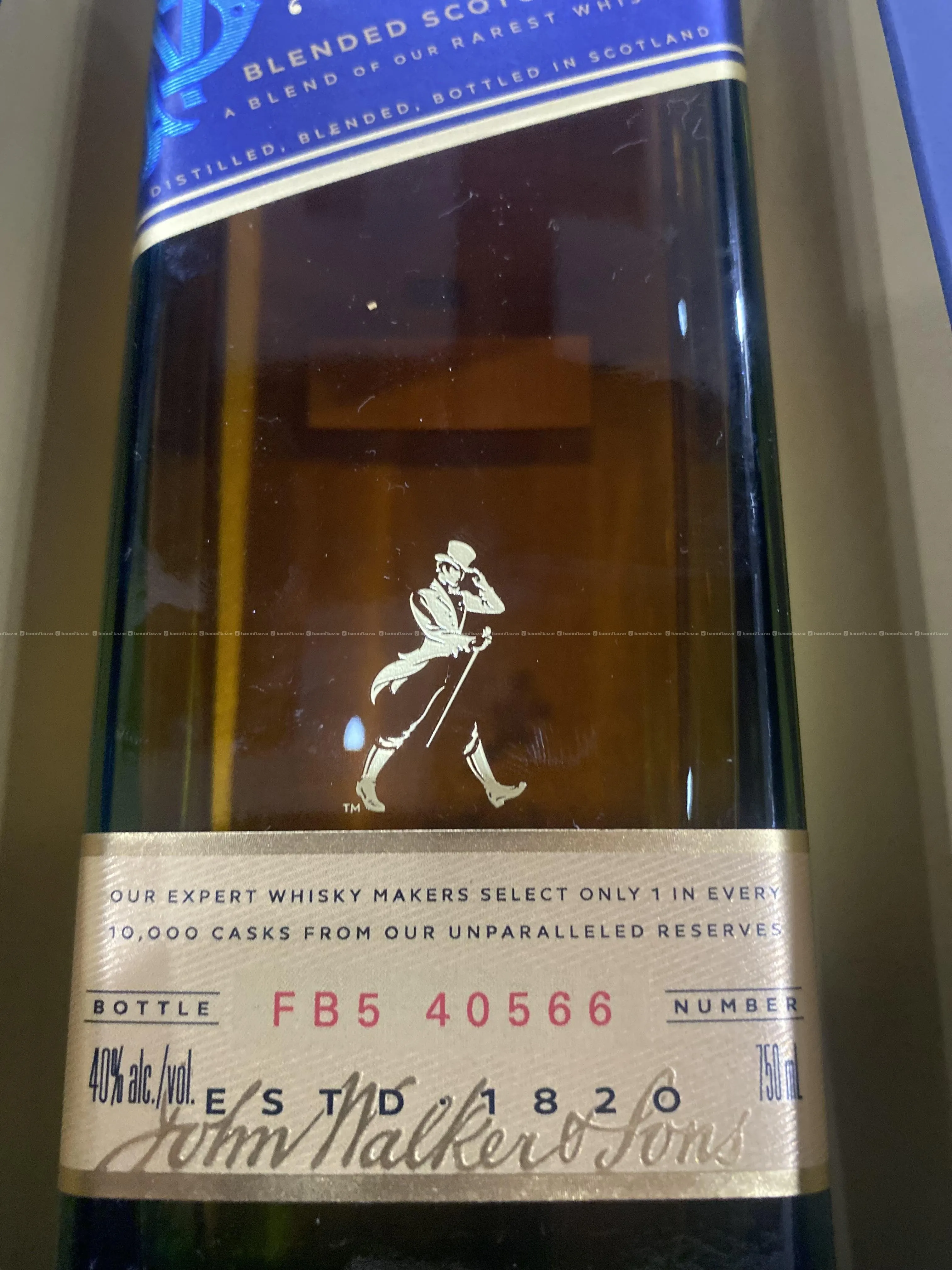 Blue Label 750ml 5