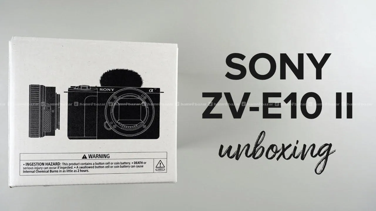 SONY ZV-E10 II MIRRORLESS CAMERA WITH 16-50 LENS. 5