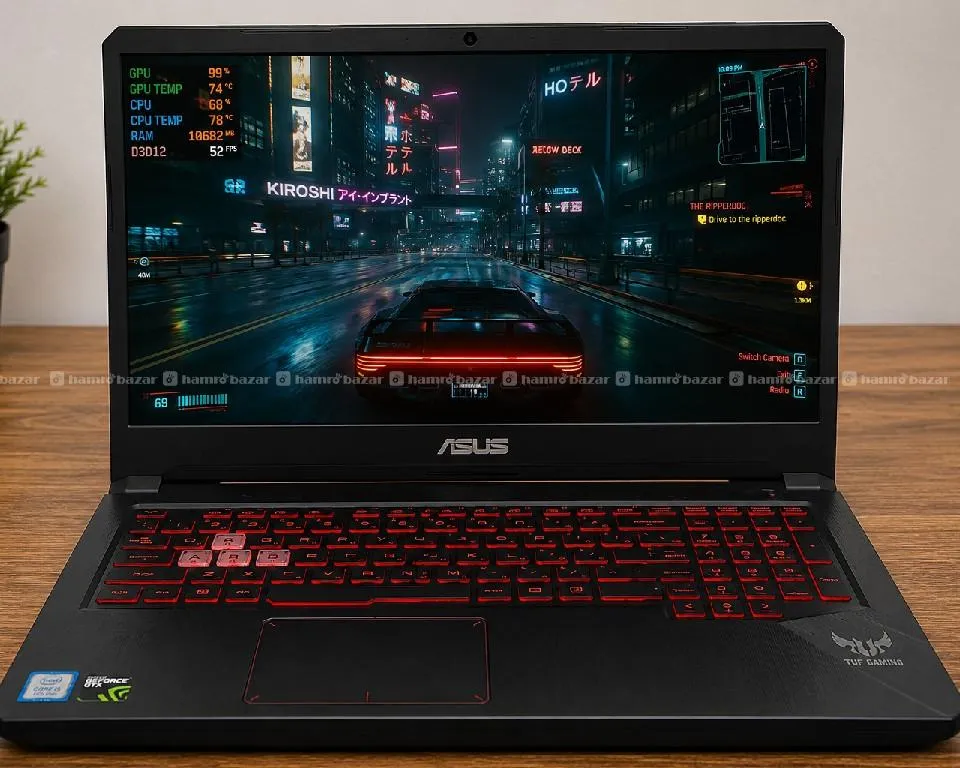 Gaming Laptop(i5 8300H, 16 GB, 512+1TB,1050 TI) 3