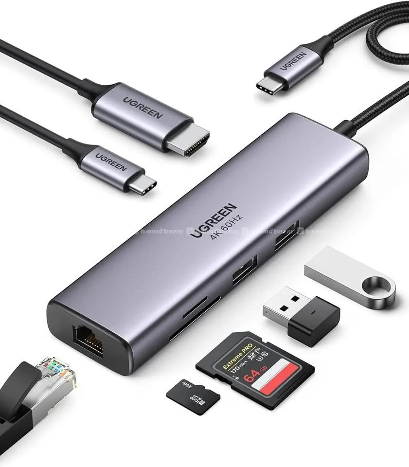 UGREEN USB C Hub (60515) 7-in-1 4K@60Hz HDMI 2