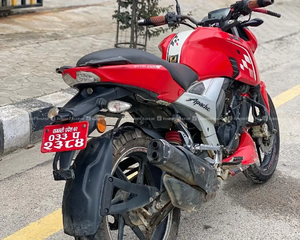 tvs rtr apache 160cc 2021model 133lot super fresh 2