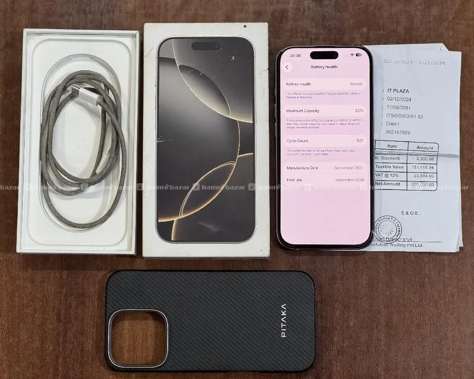 iPhone 16 Pro,92% BH, 6 months insurance warranty 3