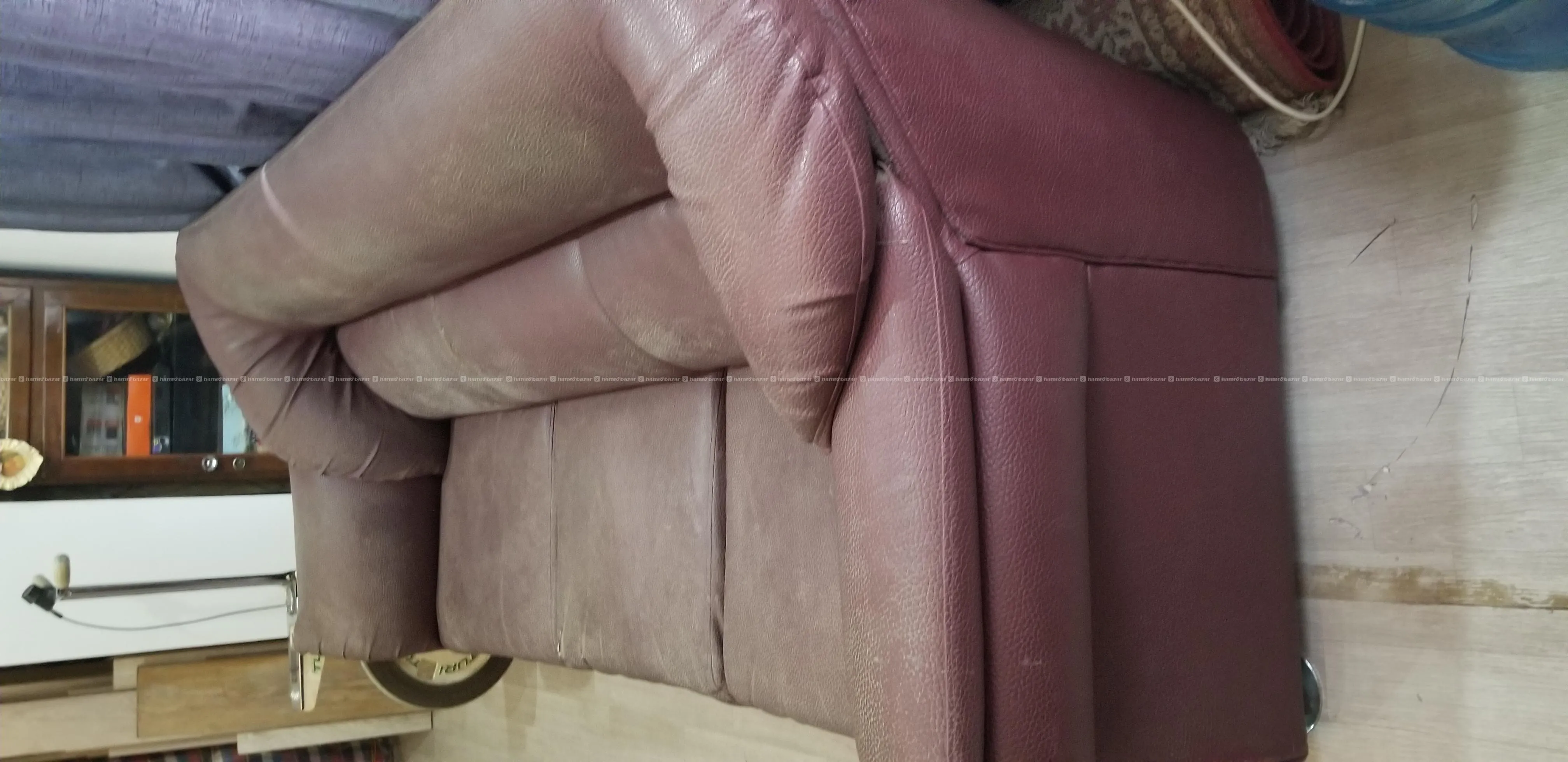 leather 3 seater Sofa 3