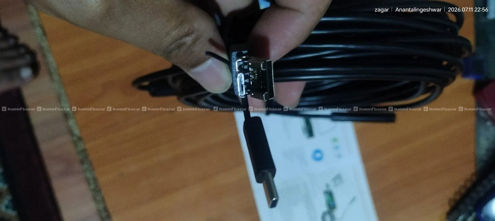 new 3 in 1 endoscopy camera 8m 8 led light 3