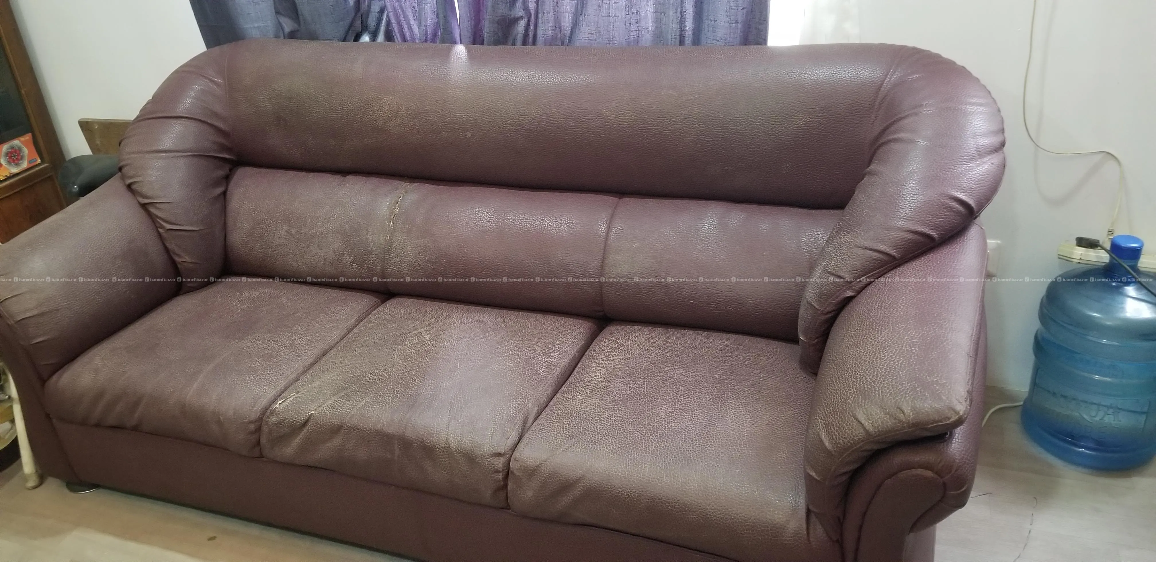 leather 3 seater Sofa 2
