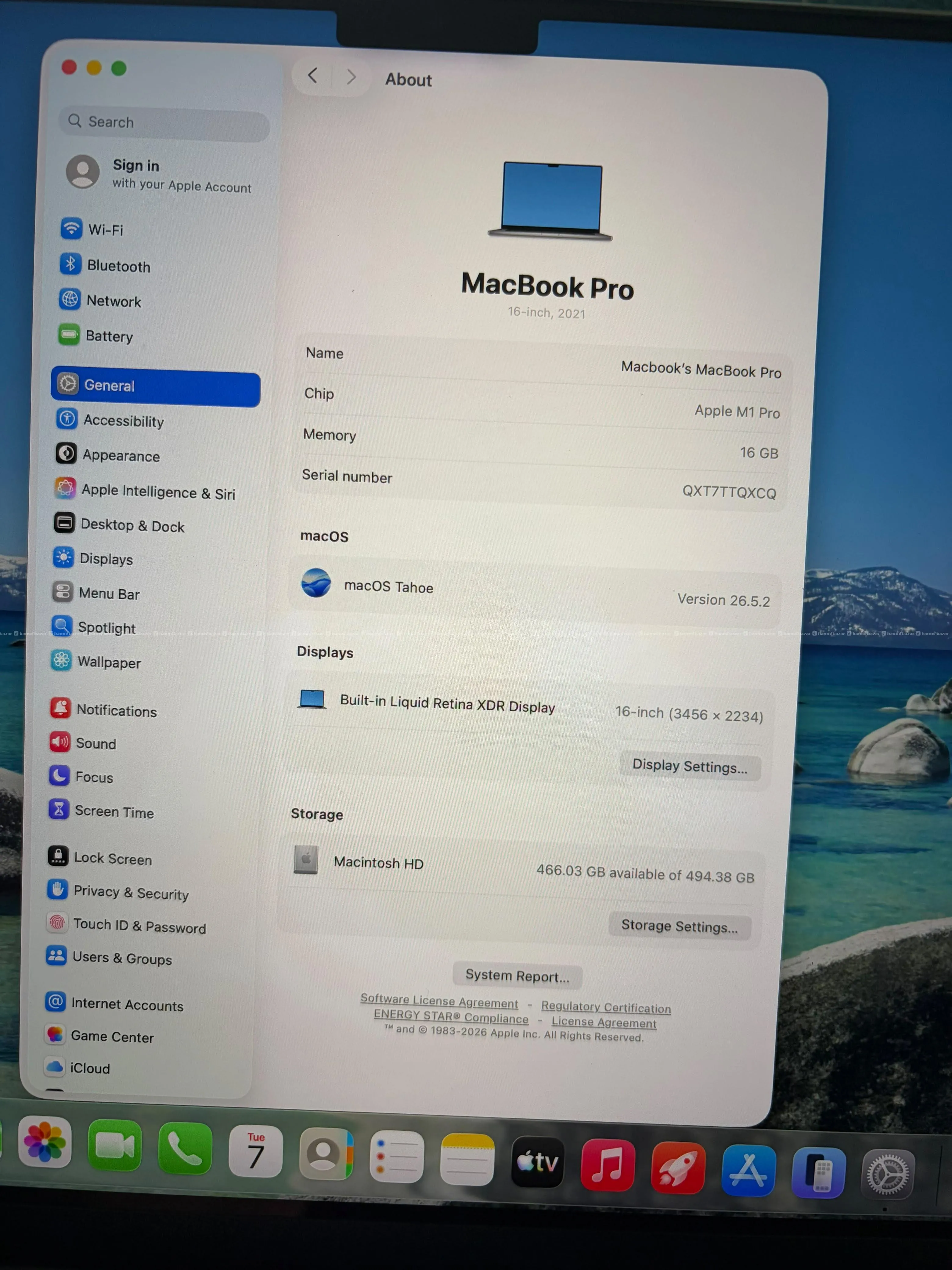 Macbook Pro M1 Pro (16-inch,2021) 2