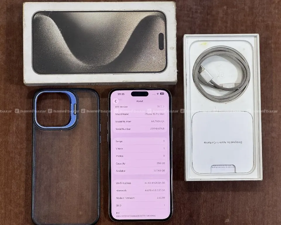 Iphone 15 Pro Max 256GB ( Esim+ Physical) 3