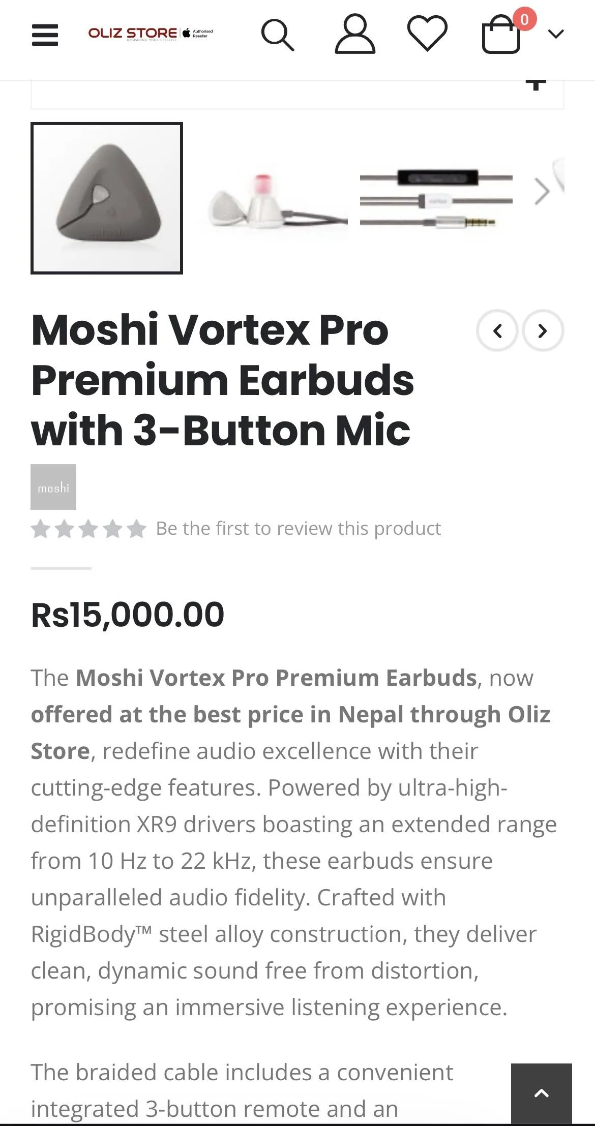 Moshi Audio Vortex Pro Audiophile Earphones 2