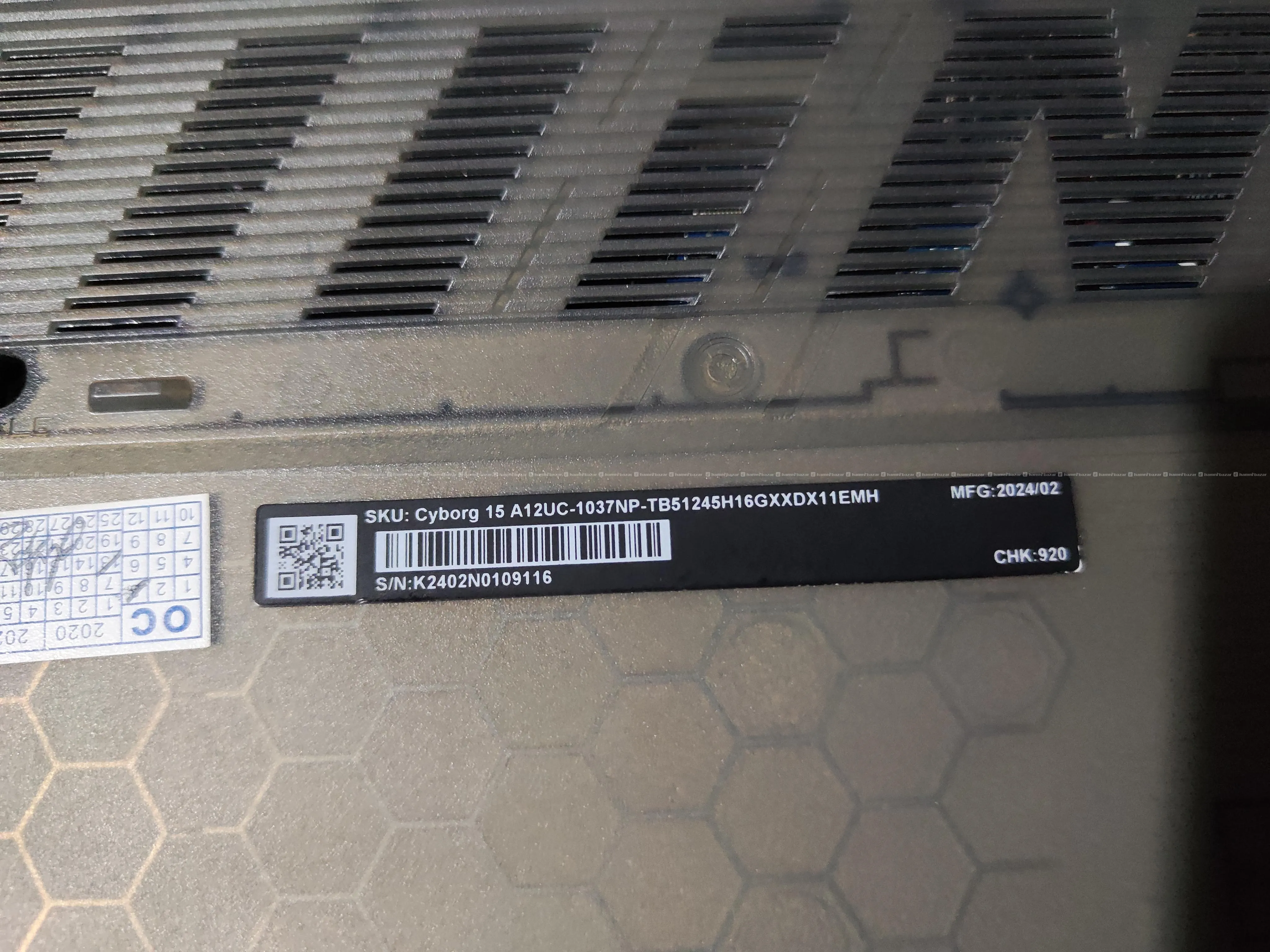 Gaming Laptop RTX 3050, intel 12th gen, 16gb DDR5 5
