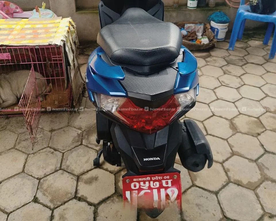 Dio bs6 110cc 57 lot blue scooter 2