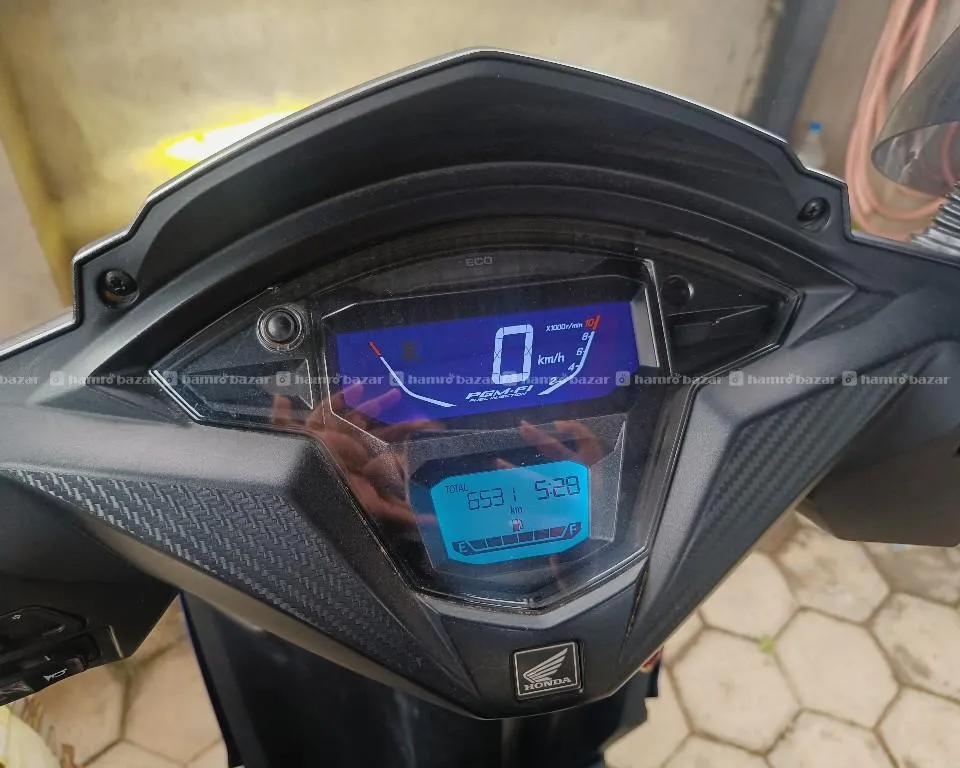 Dio bs6 110cc 57 lot blue scooter 4